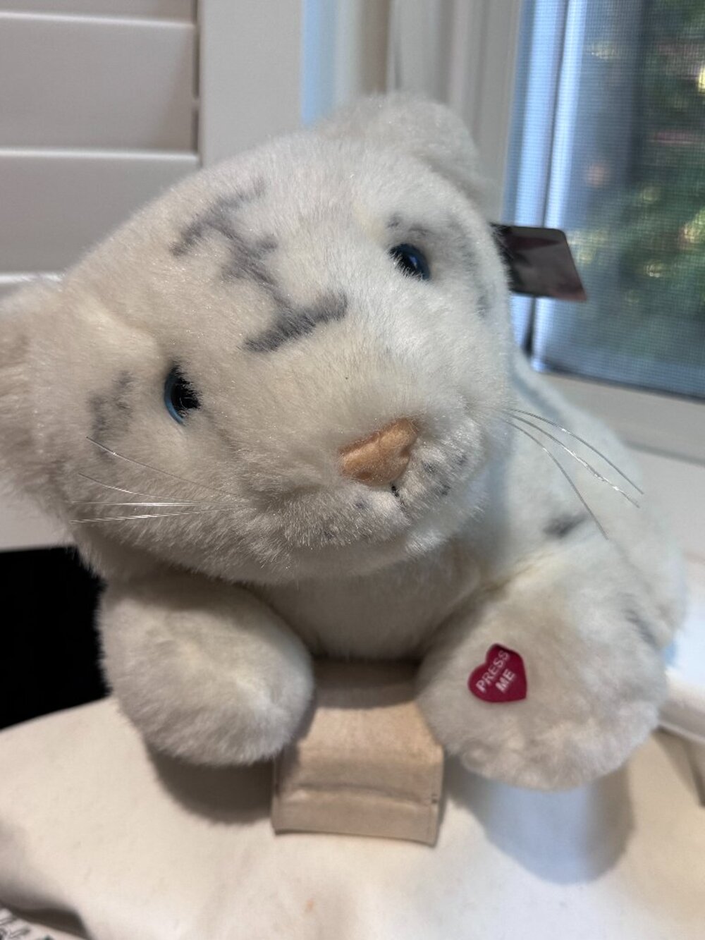 🐯🤍 Rare Siegfried & Roy White Tiger Plush – The Mirage Las Vegas Collectible!